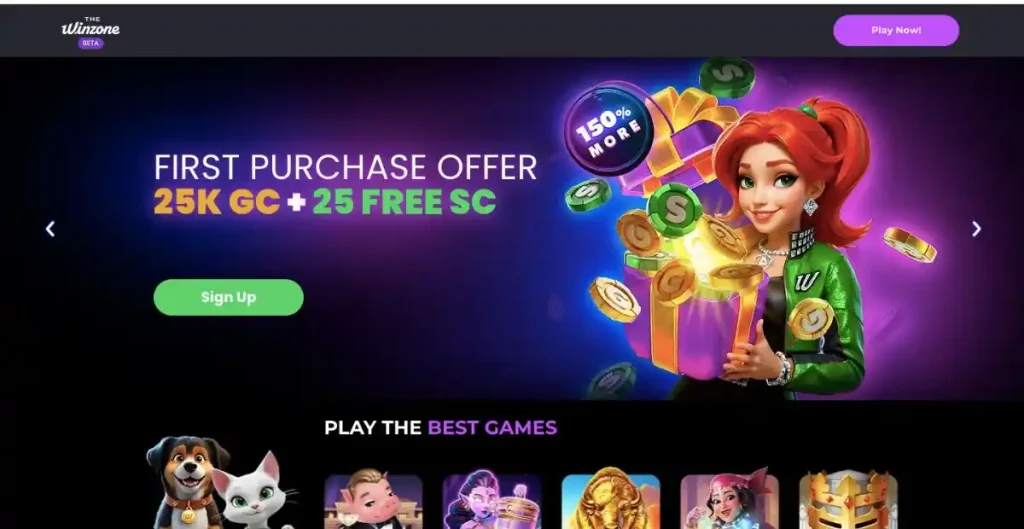 The Win Zone sweepstakes casino